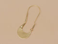 Sahara Drop handmade brass earring in gold — Land of Sundara