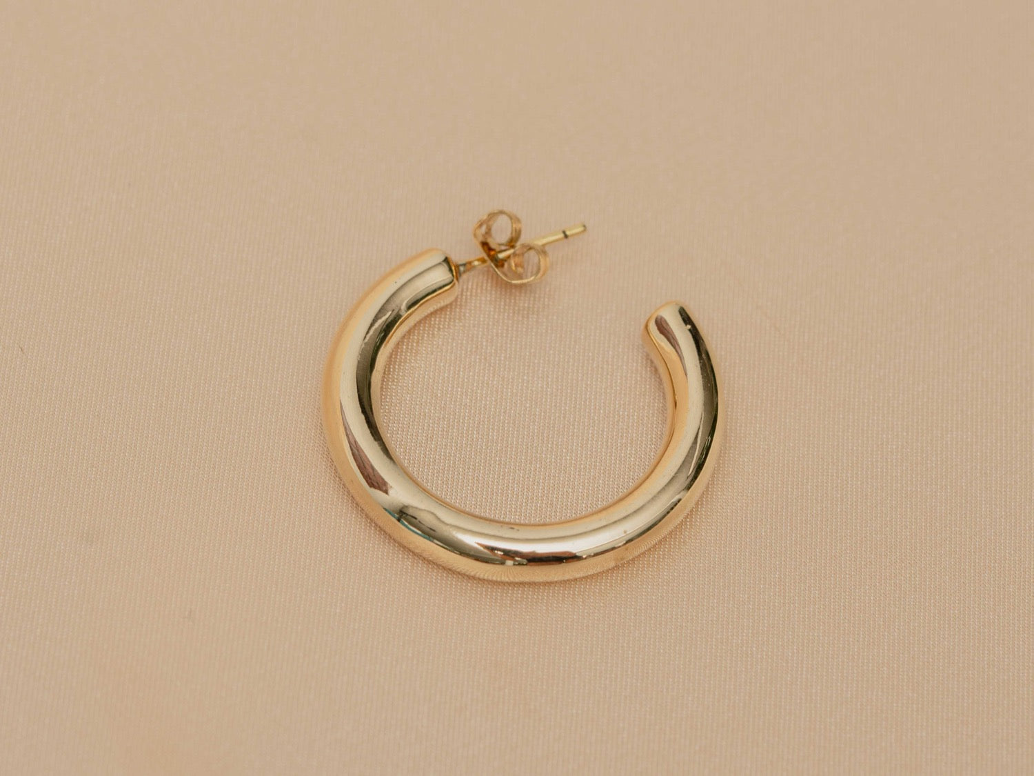 Safi Cuff handmade brass earring in gold — Land of Sundara