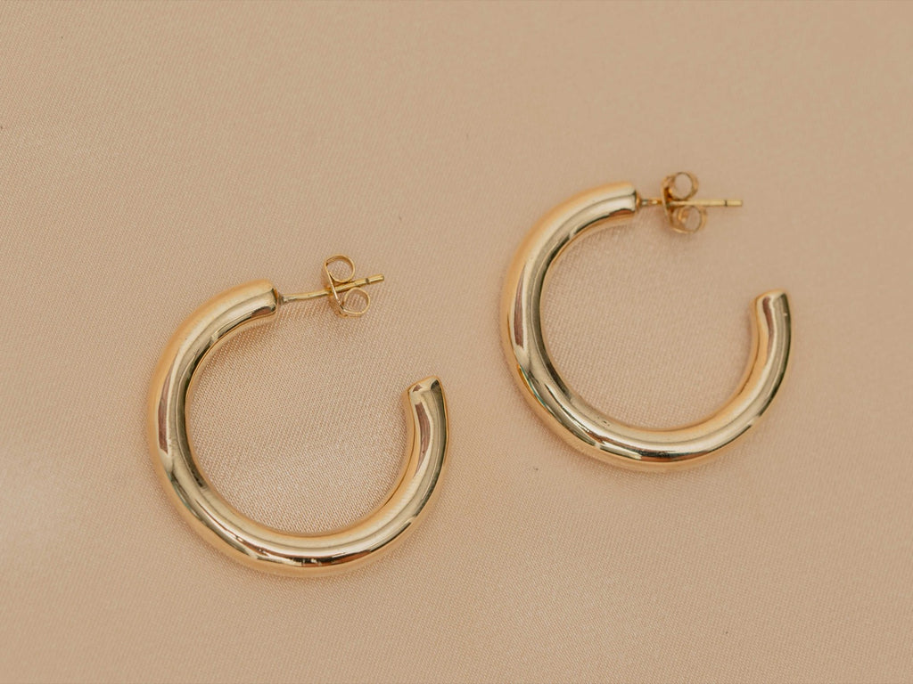 Safi Cuff handmade brass earring in gold — Land of Sundara