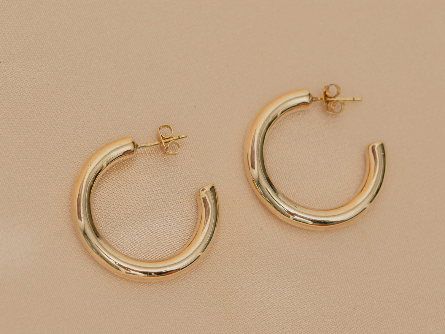 Safi Cuff handmade brass earring in gold — Land of Sundara