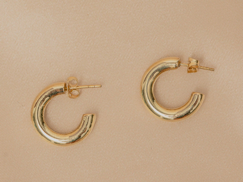 Safi Cuff handmade brass earring in gold — Land of Sundara