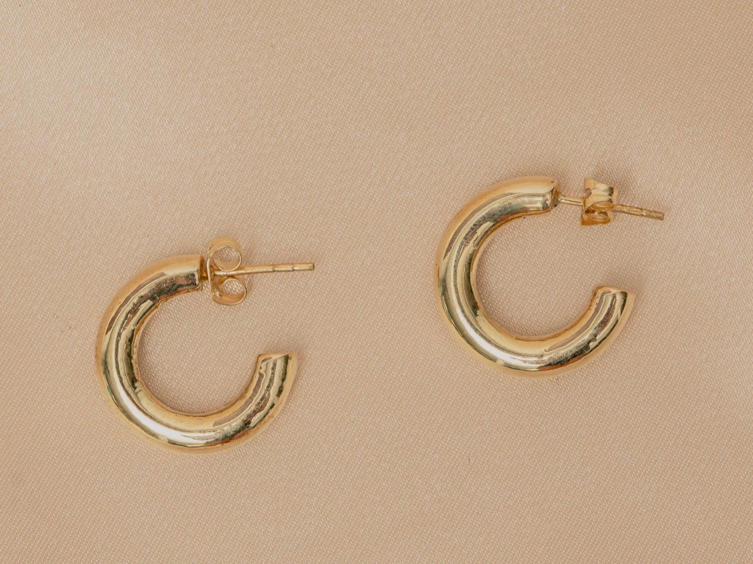 Safi Cuff handmade brass earring in gold — Land of Sundara
