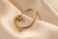 Berber Gold handmade brass earring in gold — Land of Sundara
