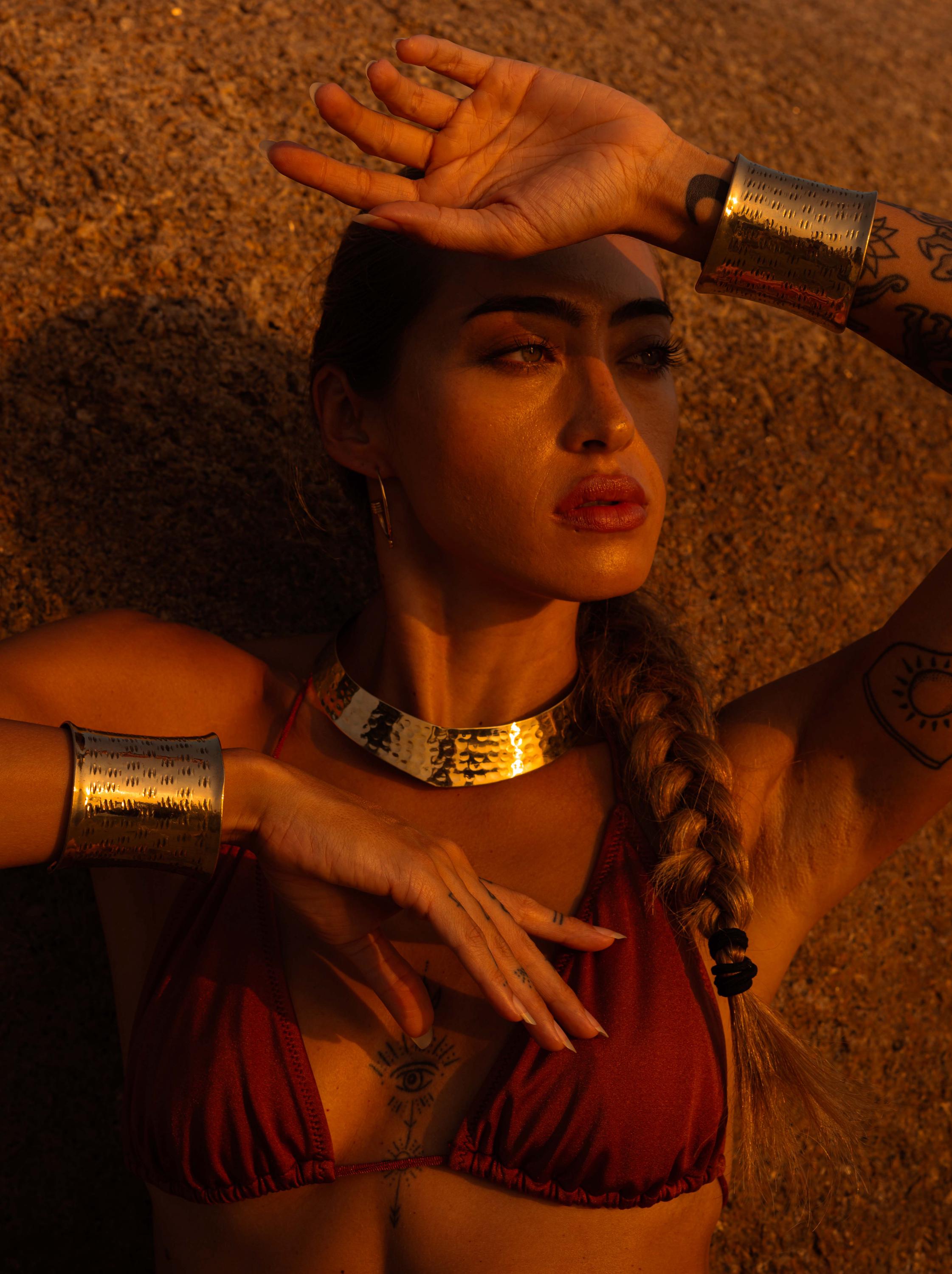 Eye of Horus Single Cuff Bracelet