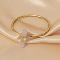 Lotus Rose Quartz Bracelet