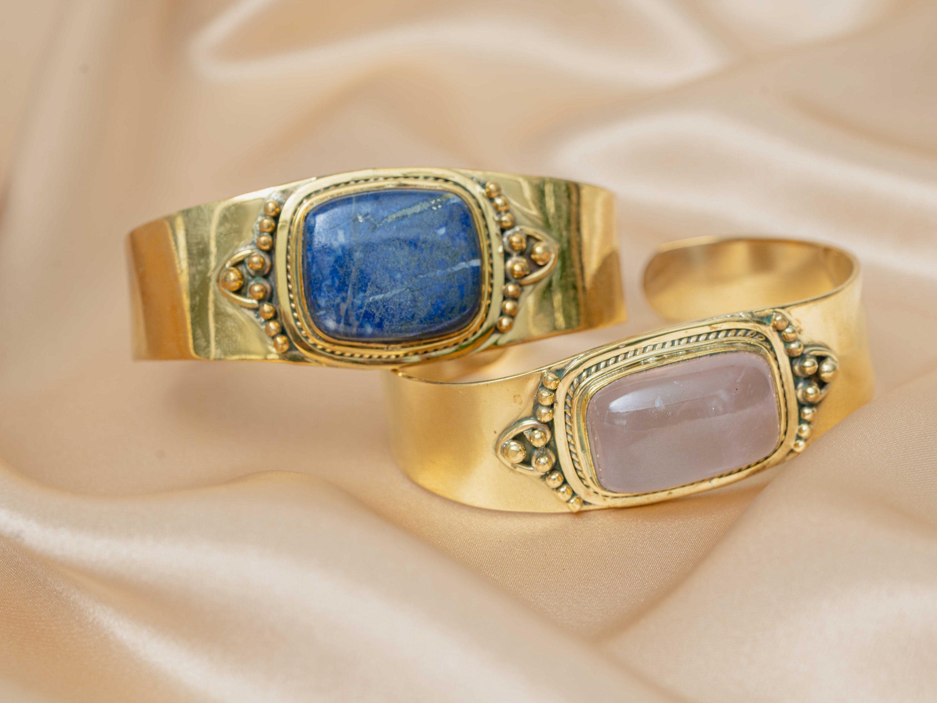 Ananke Warrior Bracelet in Rose Quartz