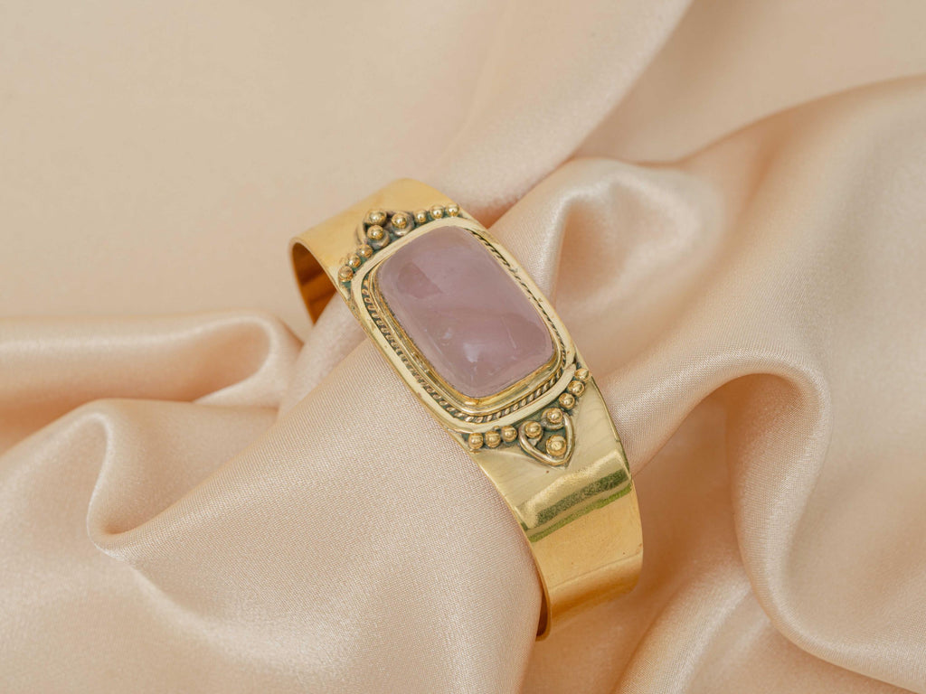 Ananke Warrior Bracelet in Rose Quartz
