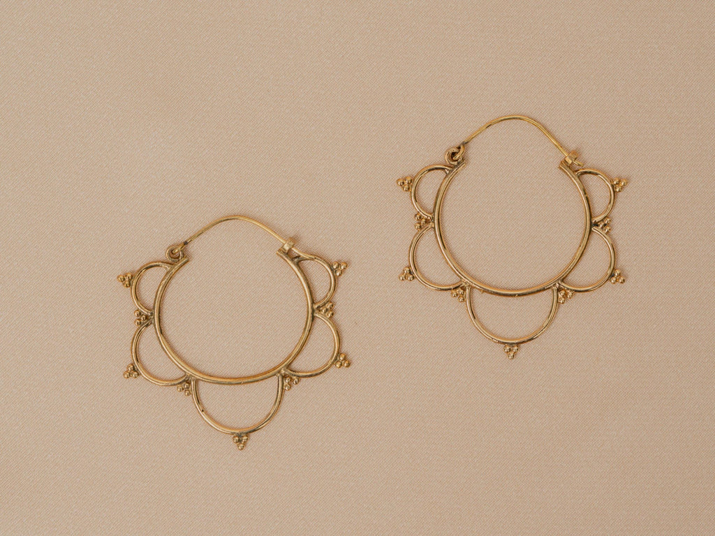 Bloom Hoop Earring