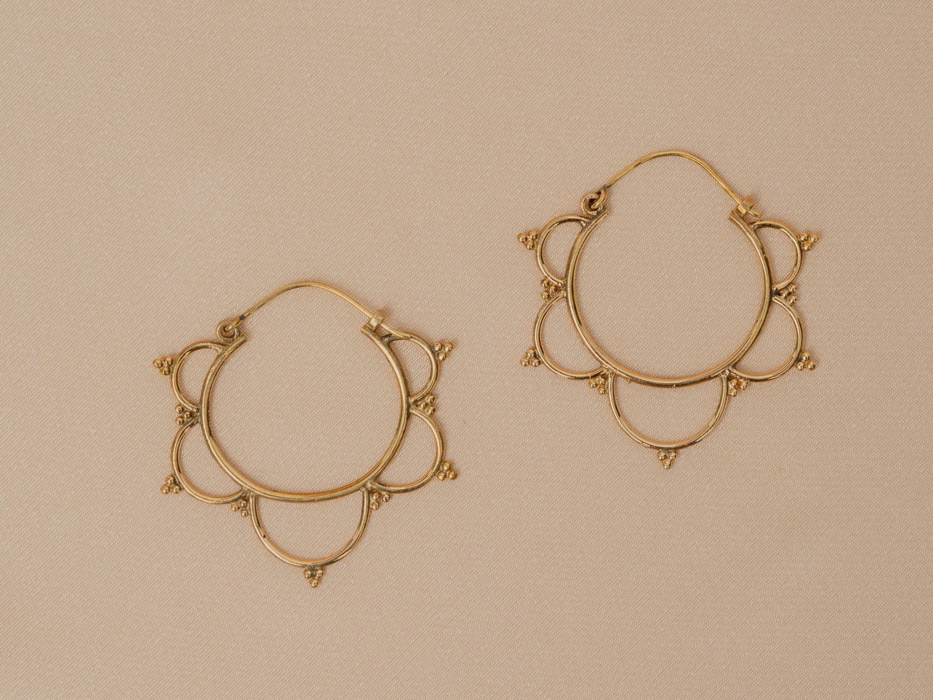 Bloom Hoop Earring