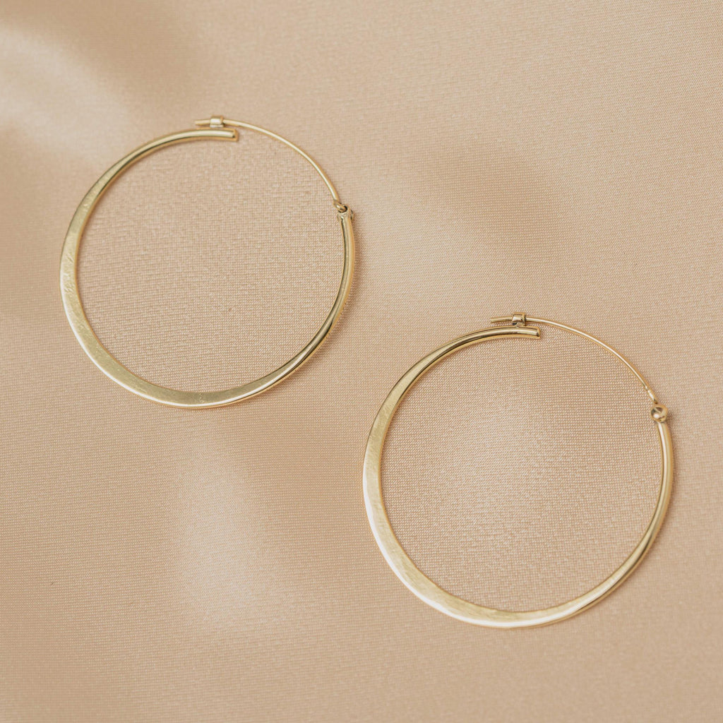 Oasis Flat Hoop Earring