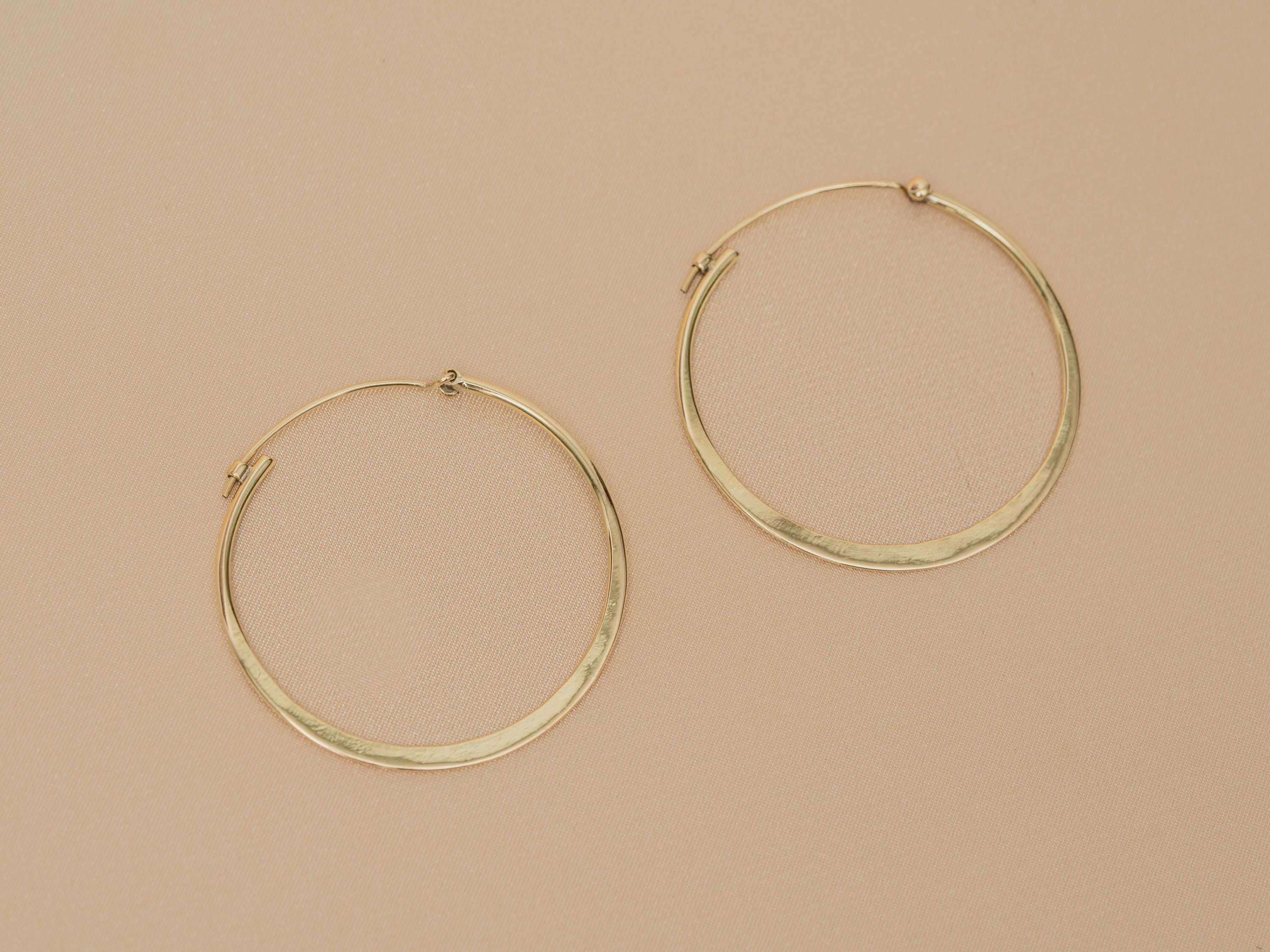 Oasis Flat Hoop Earring