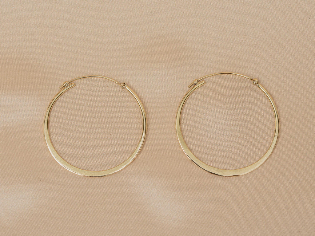 Oasis Flat Hoop Earring