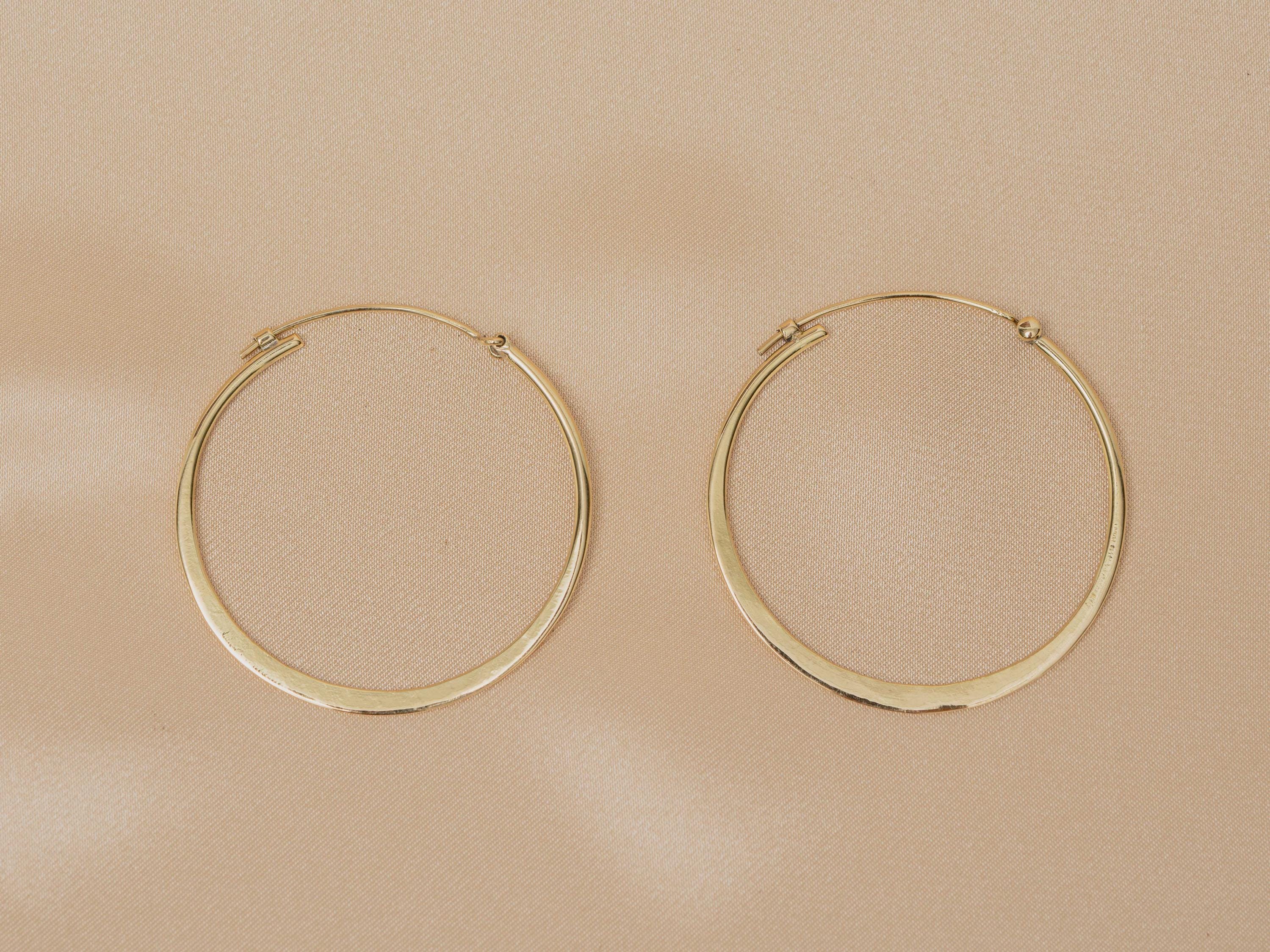 Oasis Flat Hoop Earring