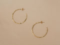Zena Hammered Hoop Earring