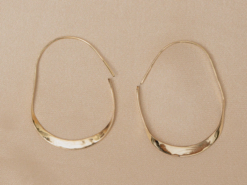 Avalon Twisted Hoop Earring