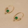 Berber Earring in Emerald