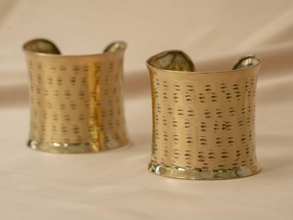 Eye of Horus Double Cuff Bracelet