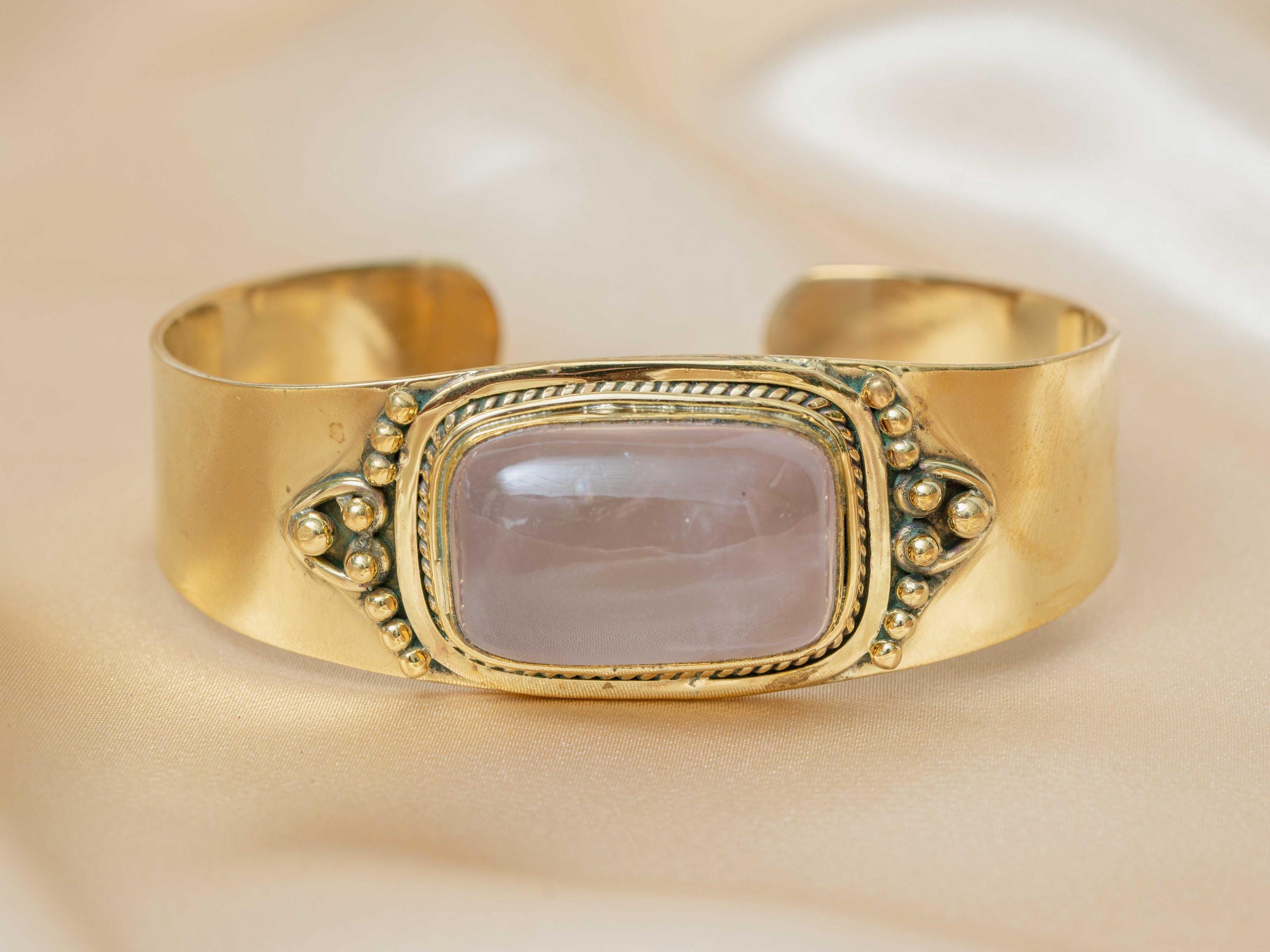 Ananke Warrior Bracelet in Rose Quartz