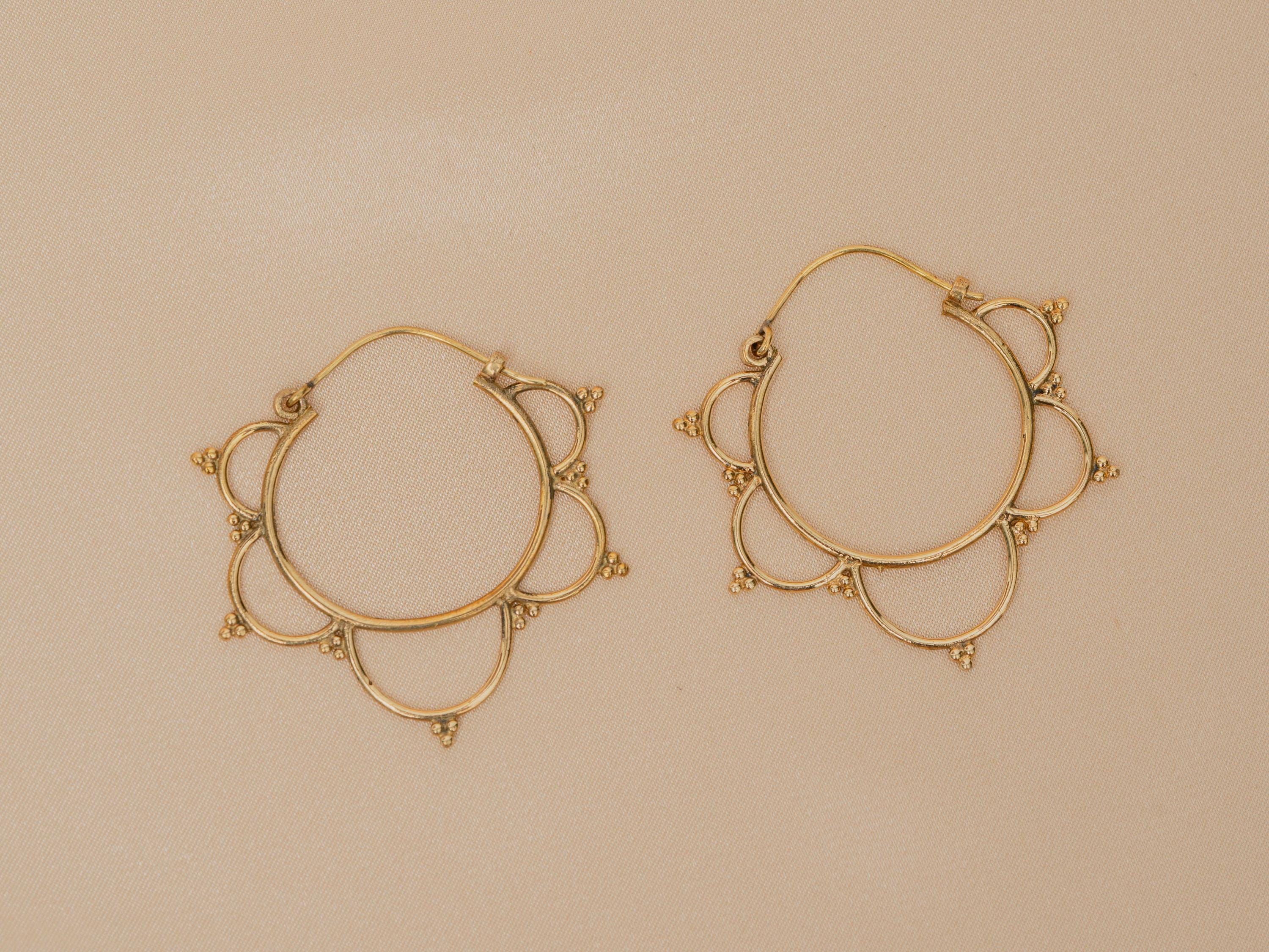 Bloom Hoop Earring