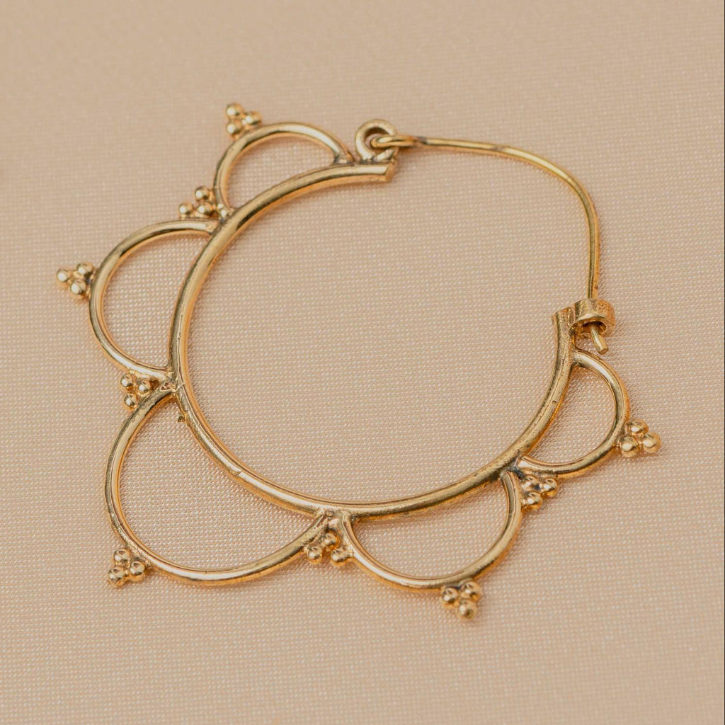 Bloom Hoop Earring