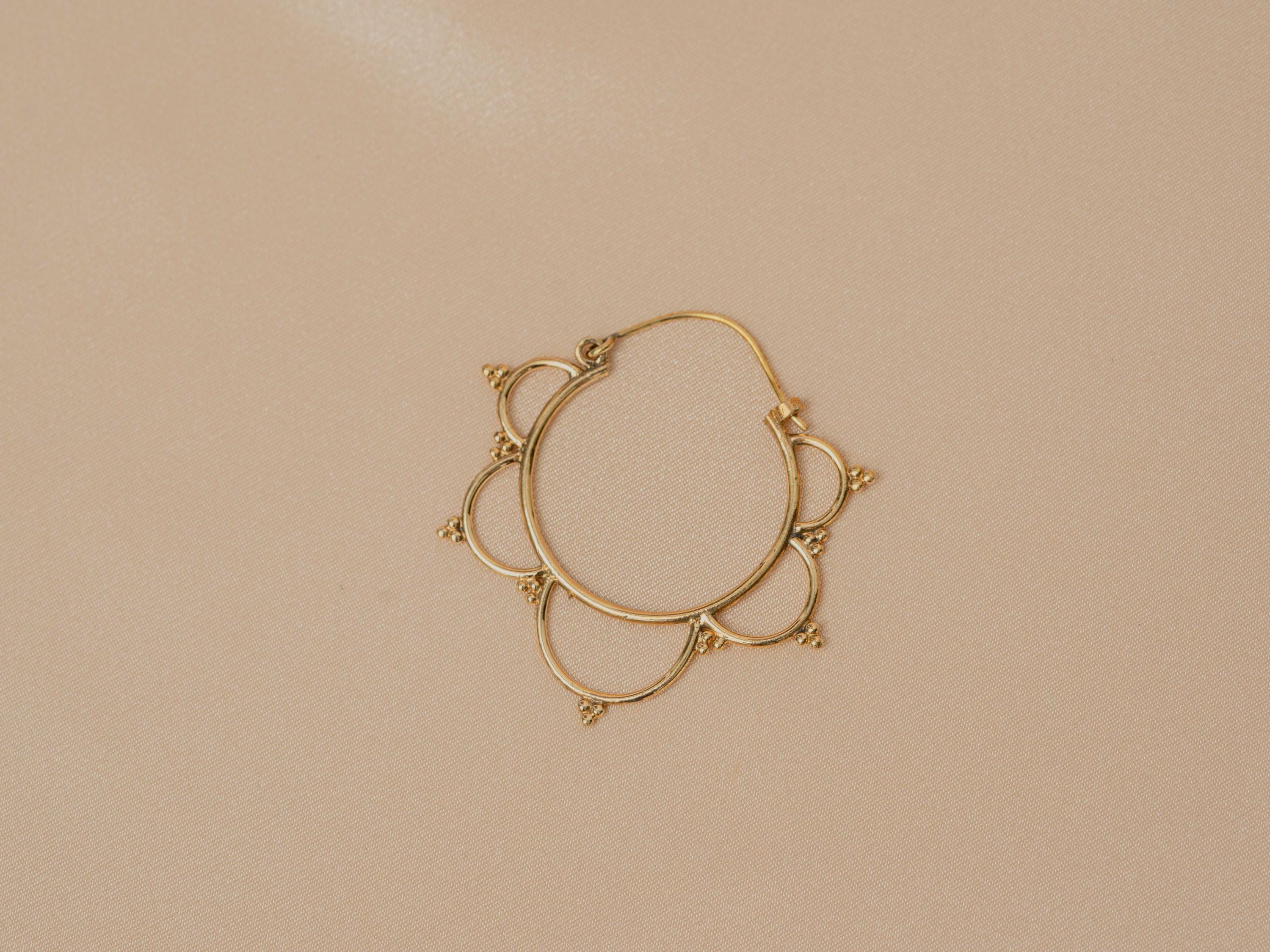 Bloom Hoop Earring