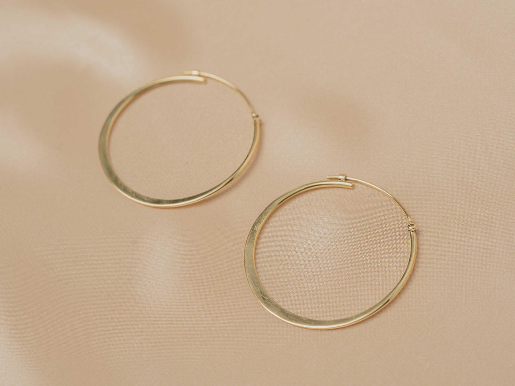 Oasis Flat Hoop Earring