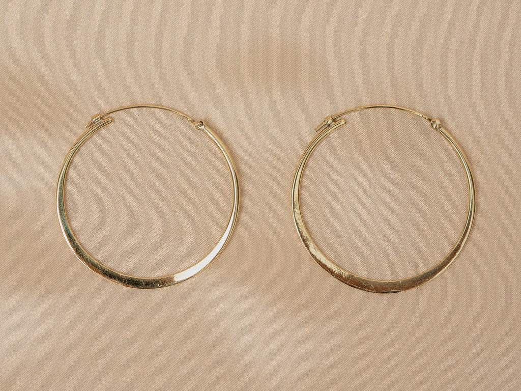 Oasis Flat Hoop Earring