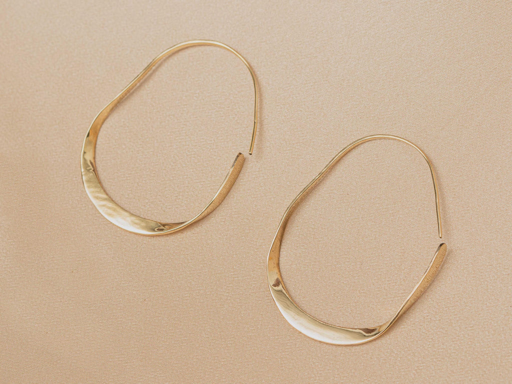 Avalon Twisted Hoop Earring