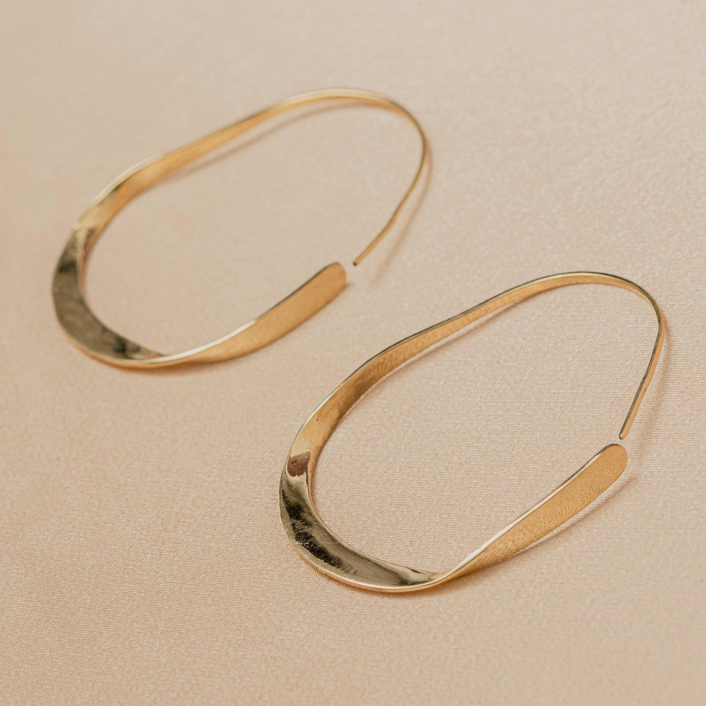 Avalon Twisted Hoop Earring