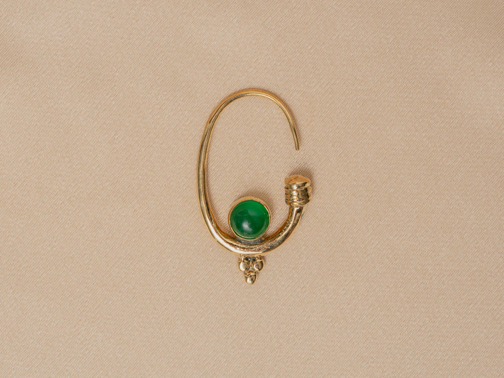 Berber Earring in Emerald